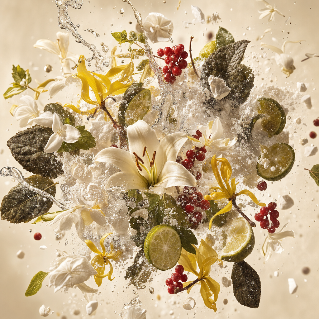 Ingredienti di IT'S A DUPE N°6124: calypsone, bacche rosse, bergamotto, giglio, gelsomino, ylang-ylang, meringa, muschio e patchouli