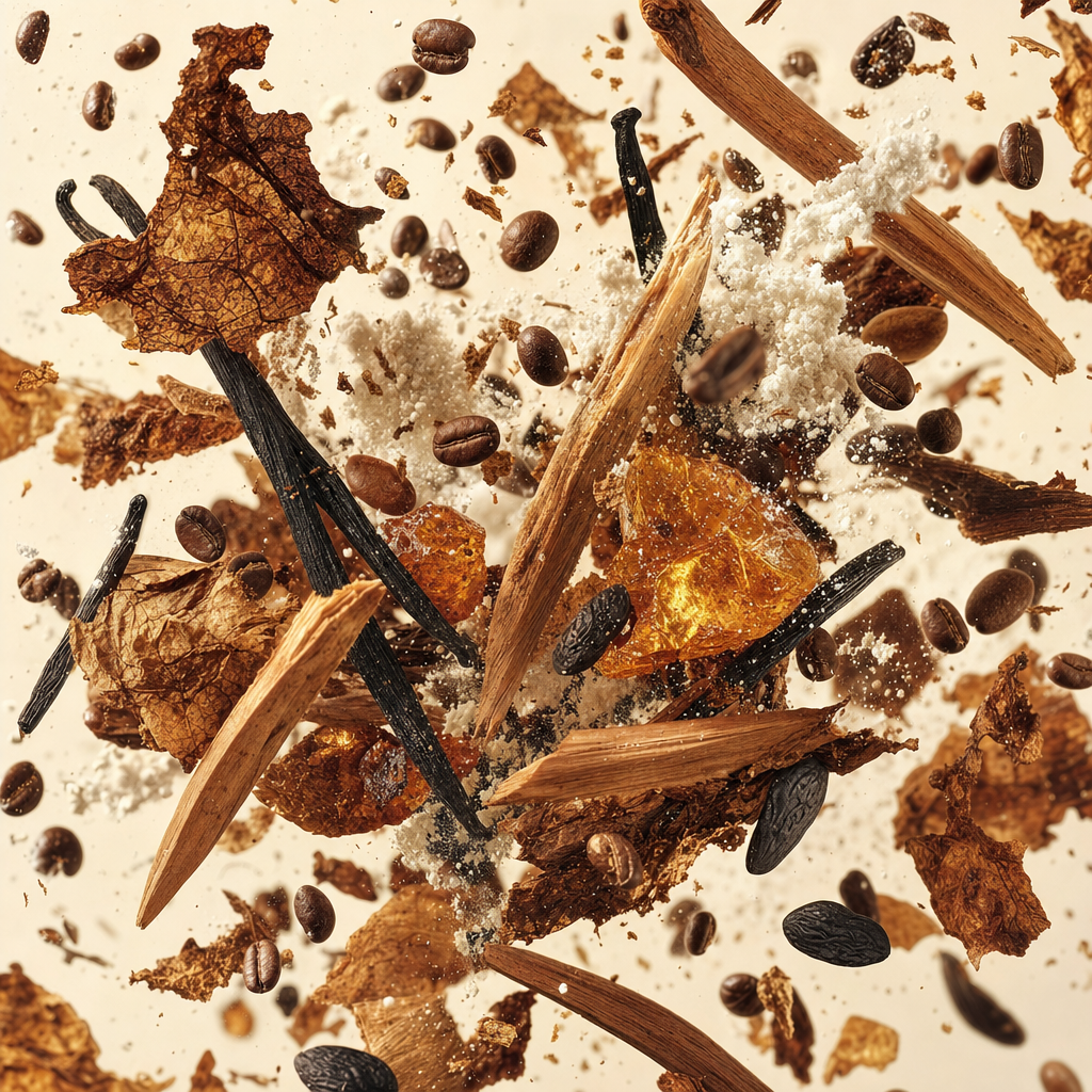 Ingredienti di IT'S A DUPE N°6160: caffè, muschio, sandalo, tabacco, ambra, fava tonka e vaniglia