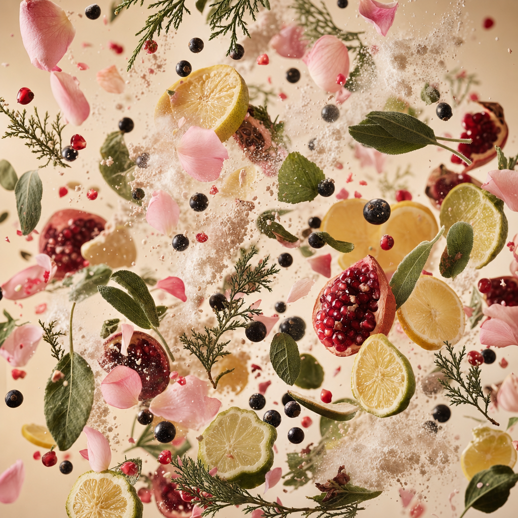Ingredienti di IT'S A DUPE N°6246: ribes nero, limone, bergamotto, melograno, salvia, rosa, cipresso, muschio bianco e patchouli