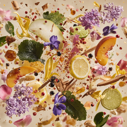 Ingredienti di IT'S A DUPE N°1008: patchouli, mela verde, bergamotto, pepe rosa, violetta, rosa, pesca, ribes nero e ambra