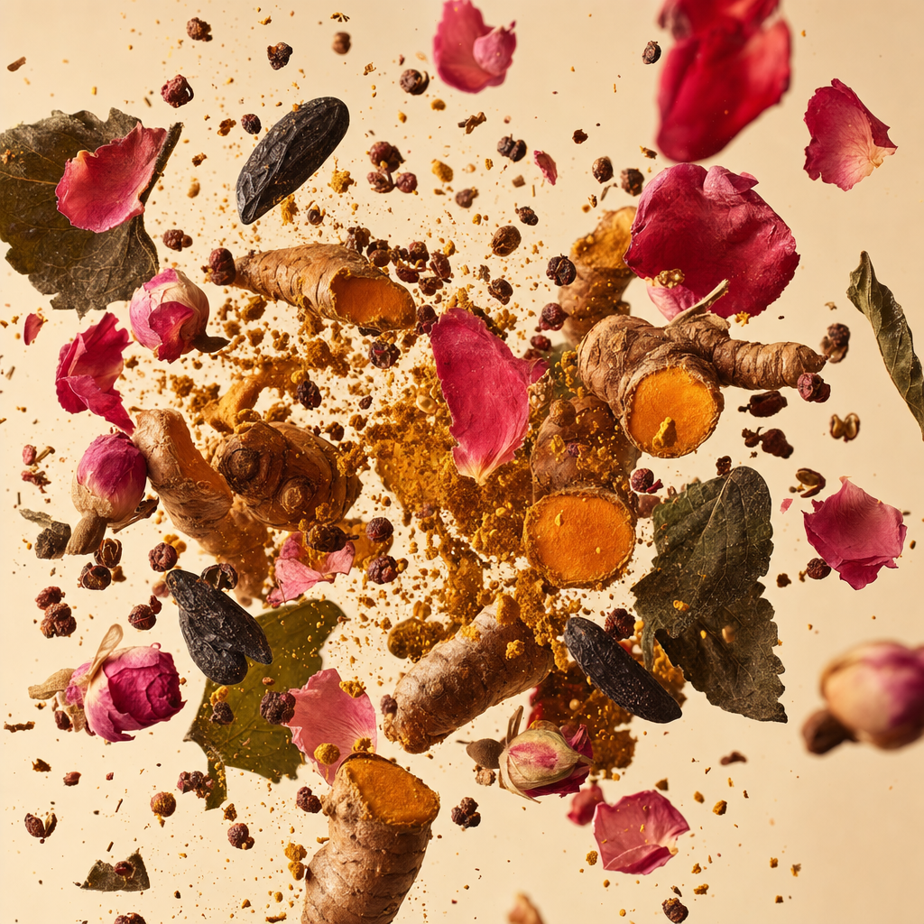 Ingredienti di IT'S A DUPE N°6003: pepe di Sichuan, curcuma, rosa di maggio, rosa bulgara, rosa turca, patchouli e fava tonka