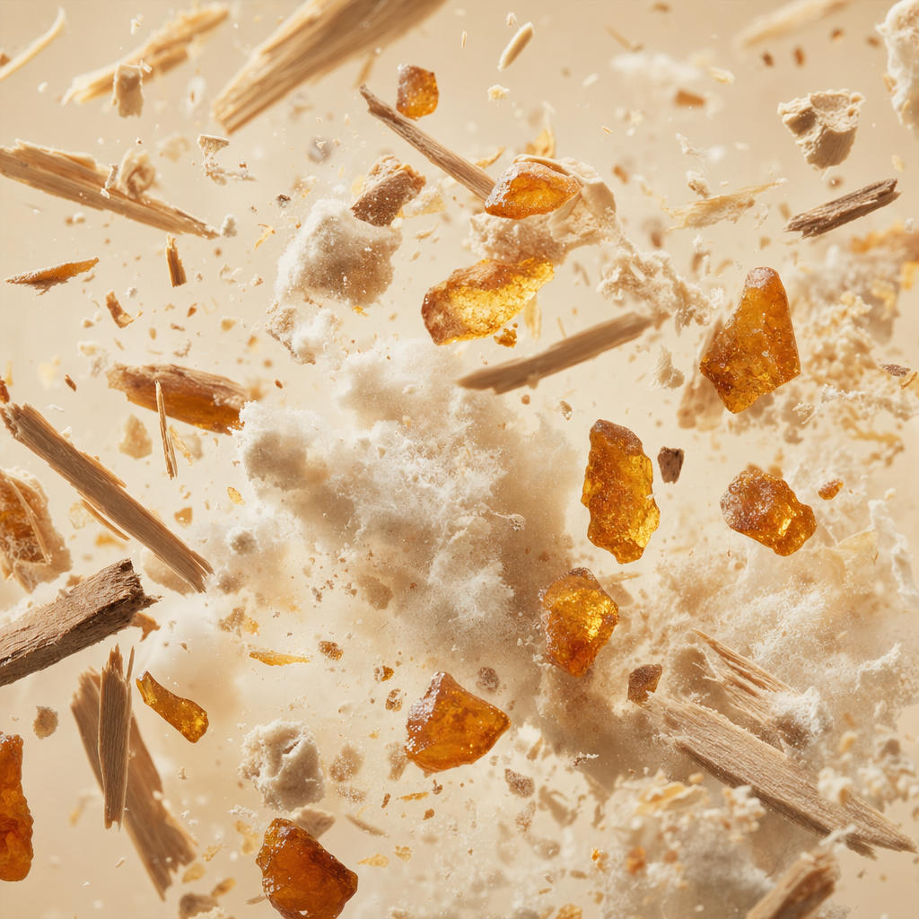 Ingredienti di IT'S A DUPE N°6087: ambra, muschio e legno