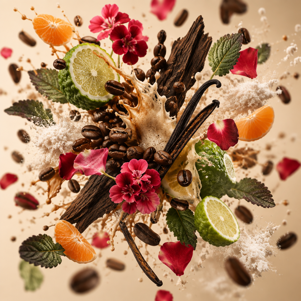 Ingredienti di IT'S A DUPE N°6191: cappuccino, bergamotto, mandarino, geranio, rosa, oud, vaniglia, muschio bianco e patchouli