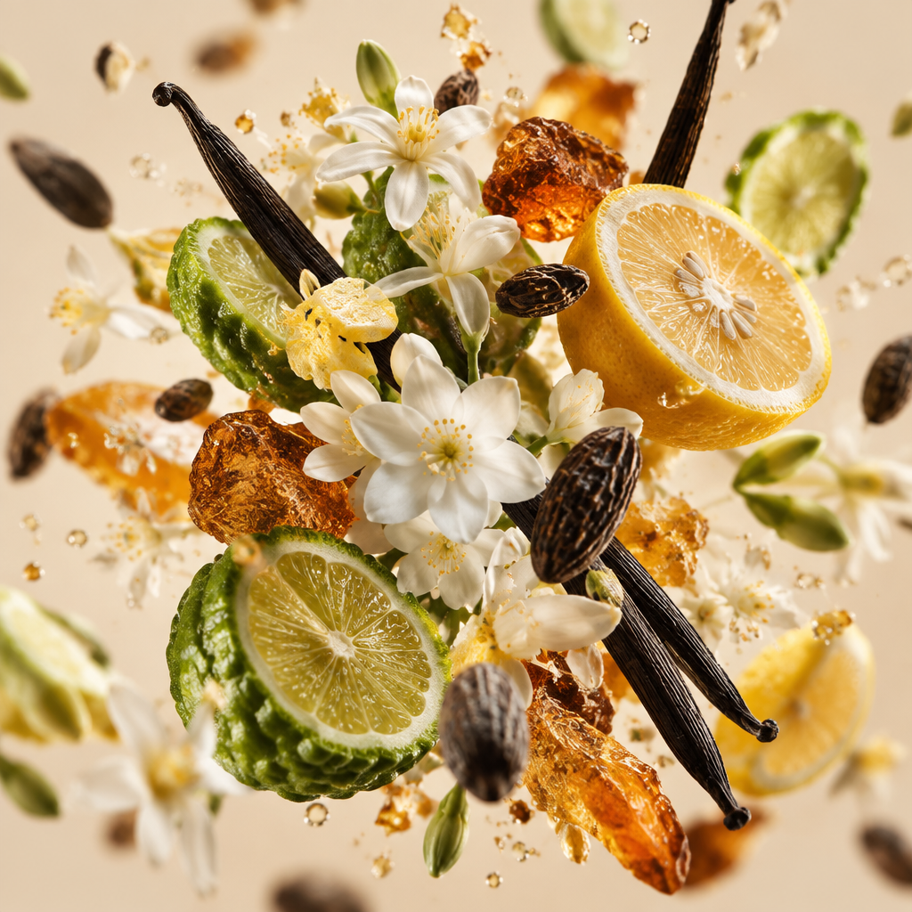 Ingredienti di IT'S A DUPE N°6335: neroli, bergamotto, yuzu, fiori d'arancio, gelsomino sambac, vaniglia, fava tonka e ambra