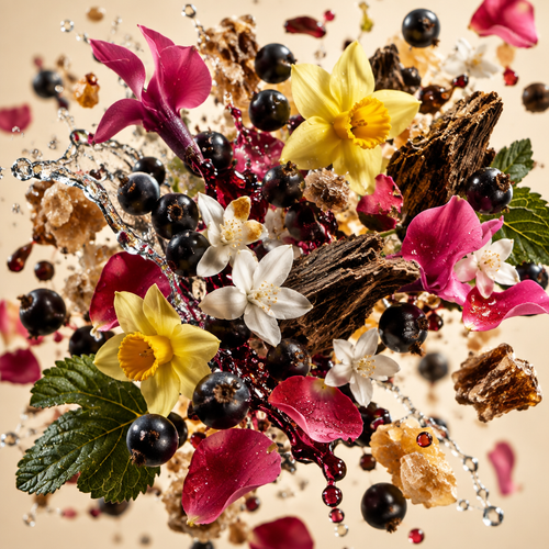 Ingredienti di IT'S A DUPE N°1034: ribes nero, note acquatiche, ciclamino, narciso, gelsomino, rosa, oud, patchouli, incenso e benzoino