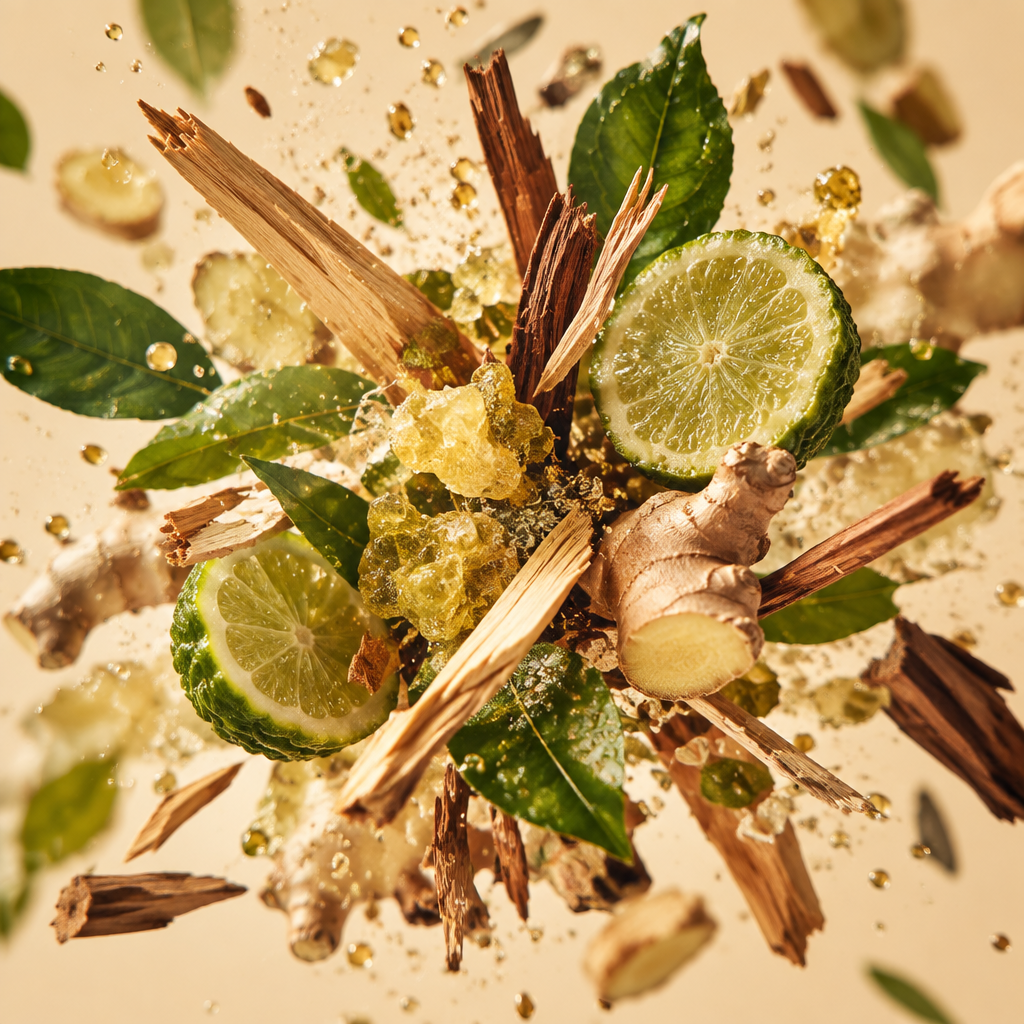 Ingredienti di IT'S A DUPE N°6174: galbano, bergamotto, zenzero, note solari, sandalo e cedro