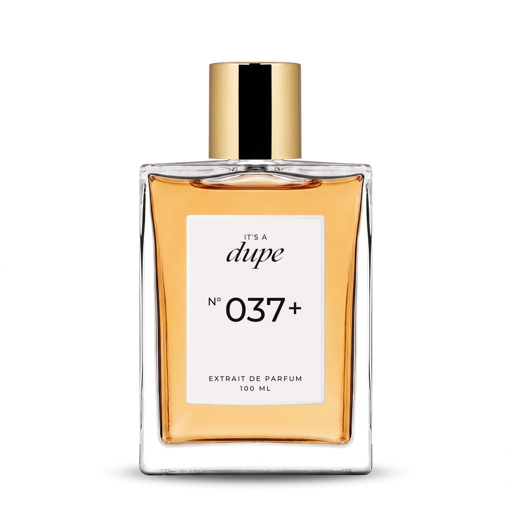 IT'S A DUPE N°037+ Extrait de Parfum 100 ml, flacone in vetro con tappo dorato