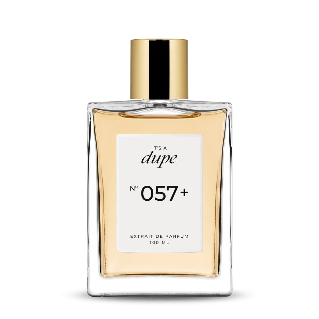 IT'S A DUPE N°057+ Extrait de Parfum 100 ml, flacone in vetro con tappo dorato