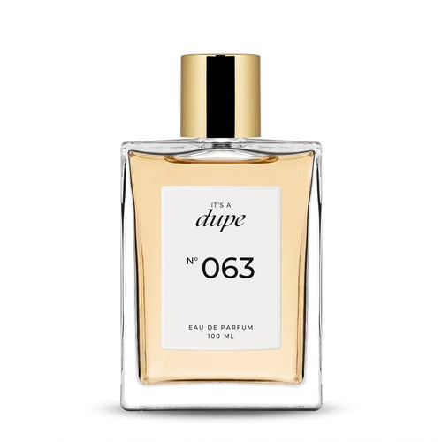 IT'S A DUPE N°063 Eau de Parfum 100 ml, flacone in vetro con tappo dorato