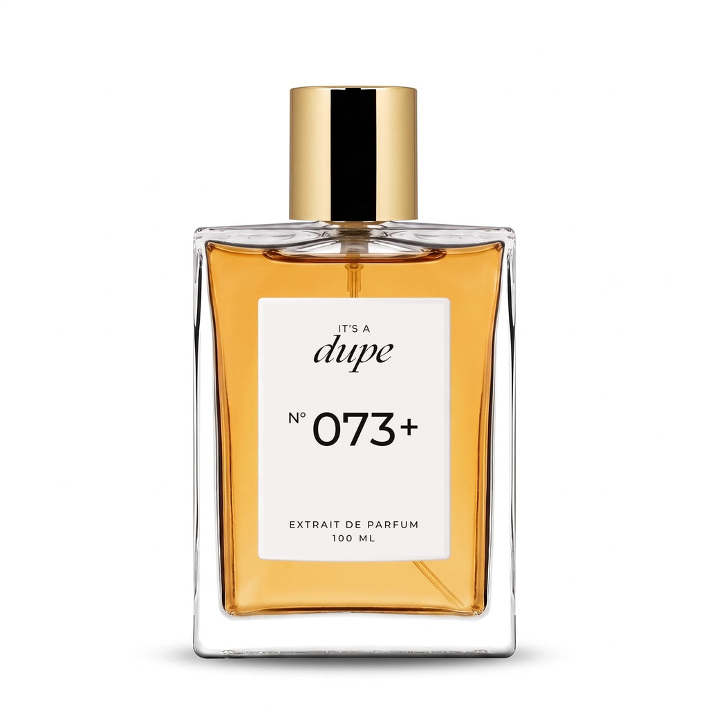 IT'S A DUPE N°073+ Extrait de Parfum 100 ml, flacone in vetro con tappo dorato