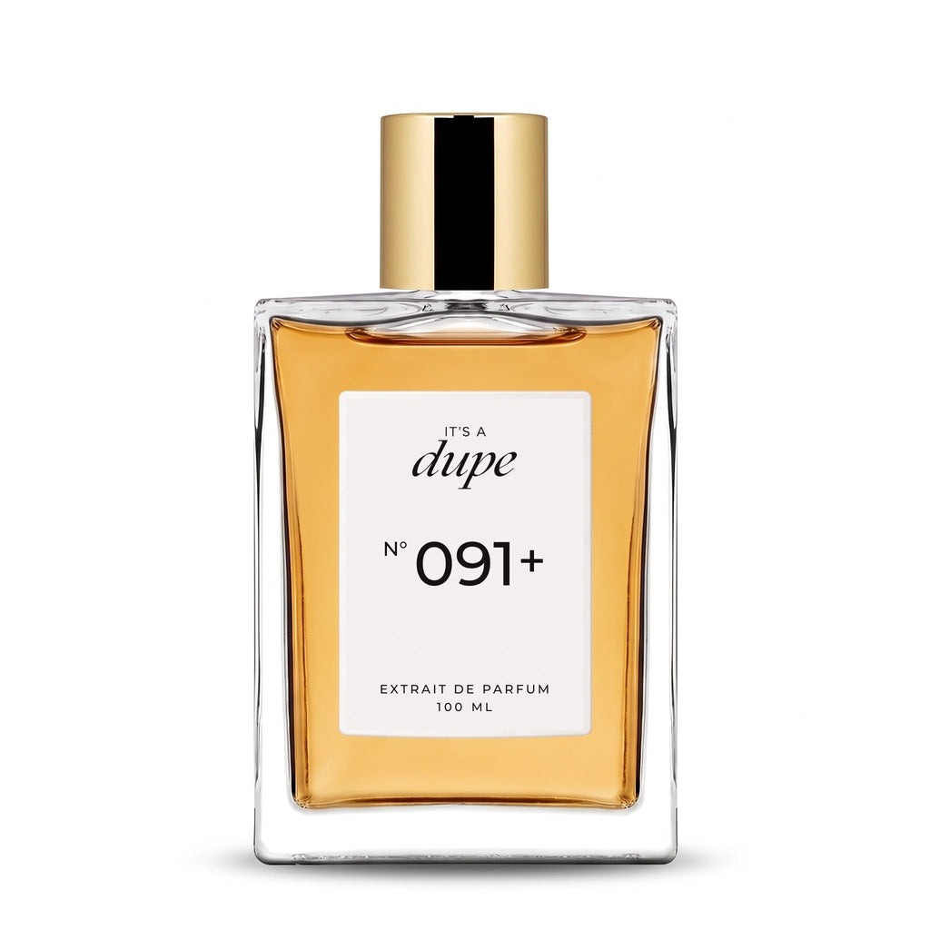 IT'S A DUPE N°091+ Extrait de Parfum 100 ml, flacone in vetro con tappo dorato