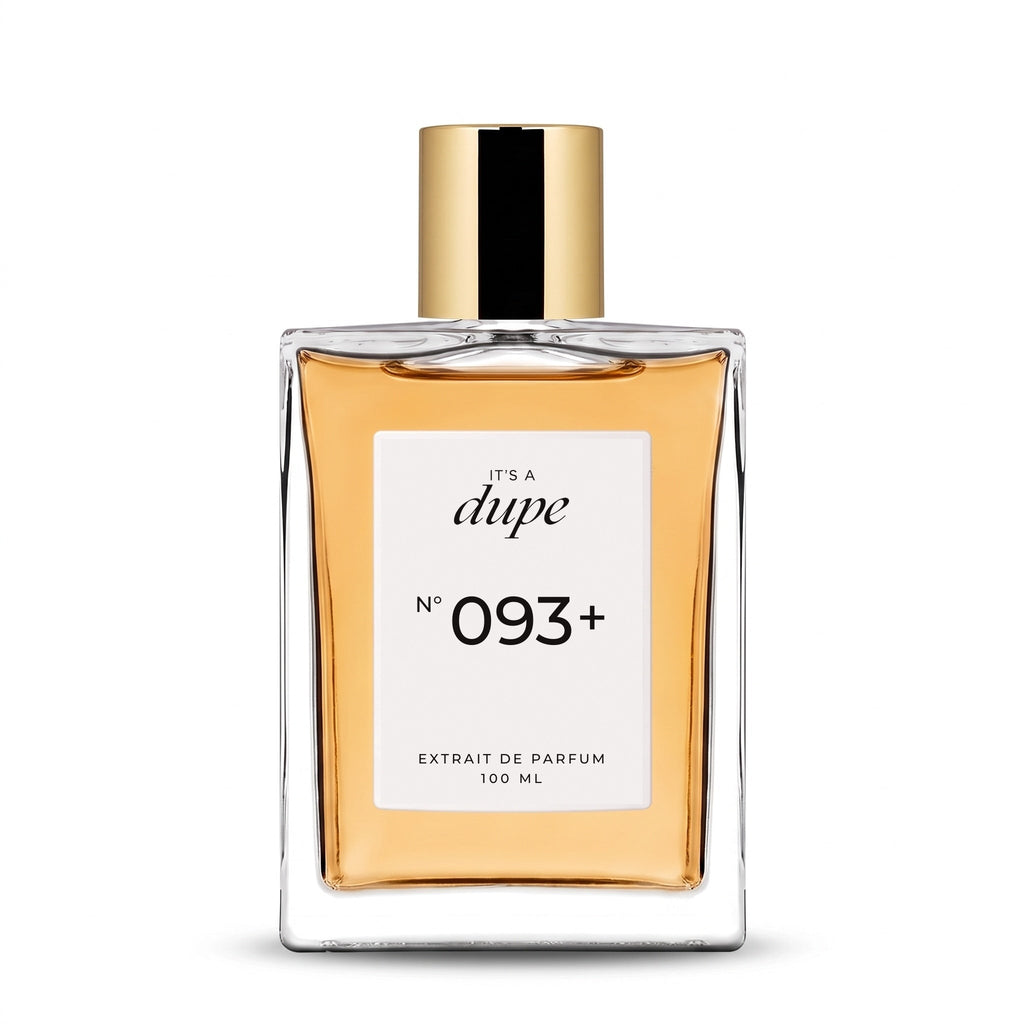 IT'S A DUPE N°093+ Extrait de Parfum 100 ml, flacone in vetro con tappo dorato