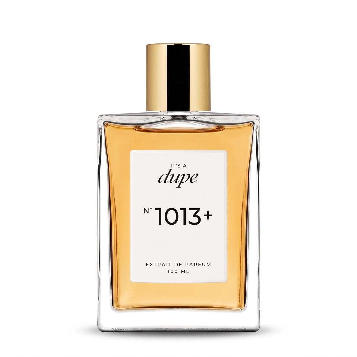IT'S A DUPE N°1013+ Extrait de Parfum 100 ml, flacone in vetro con tappo dorato