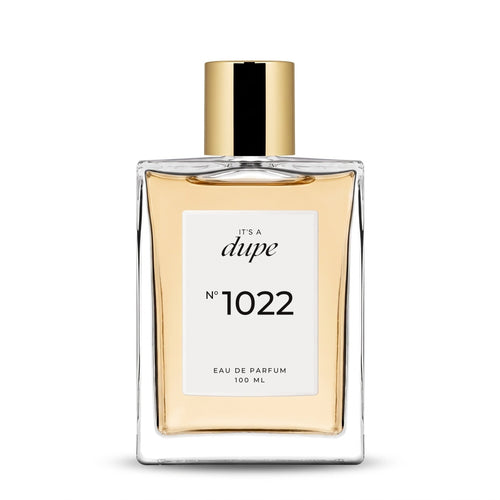 IT'S A DUPE N°1022 Eau de Parfum 100 ml, flacone in vetro con tappo dorato