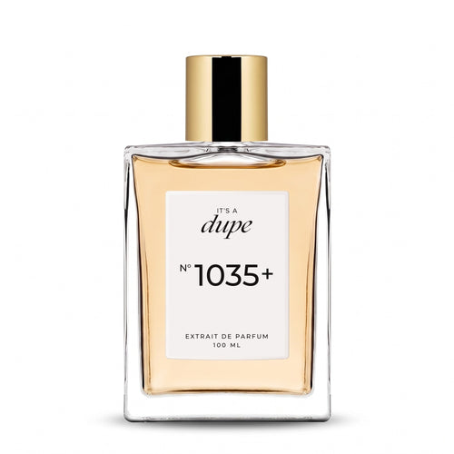 IT'S A DUPE N°1035+ Extrait de Parfum 100 ml, flacone in vetro con tappo dorato