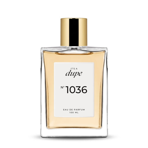 IT'S A DUPE N°1036 Eau de Parfum 100 ml, flacone in vetro con tappo dorato