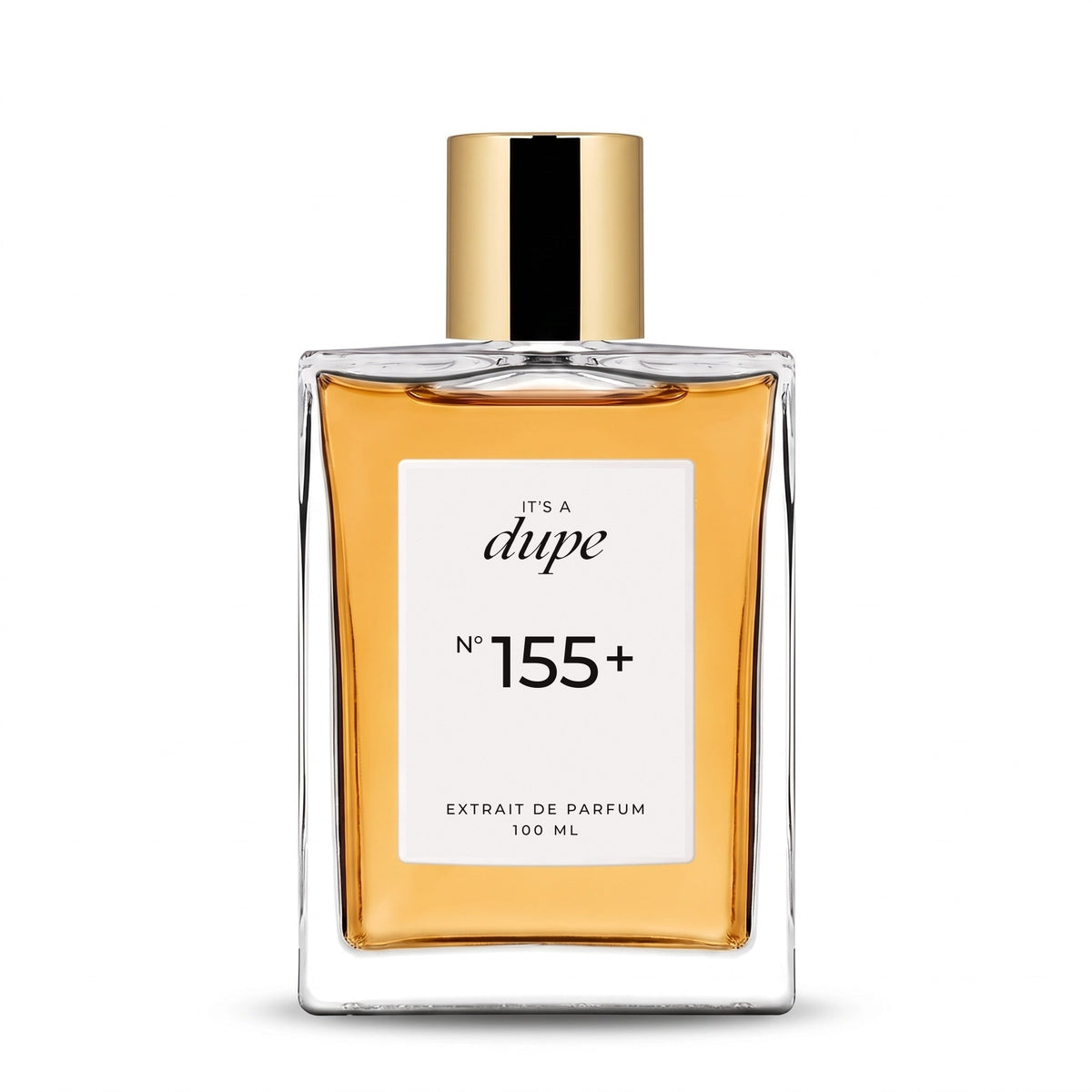 IT'S A DUPE N°155+ Extrait de Parfum 100 ml, flacone in vetro con tappo dorato