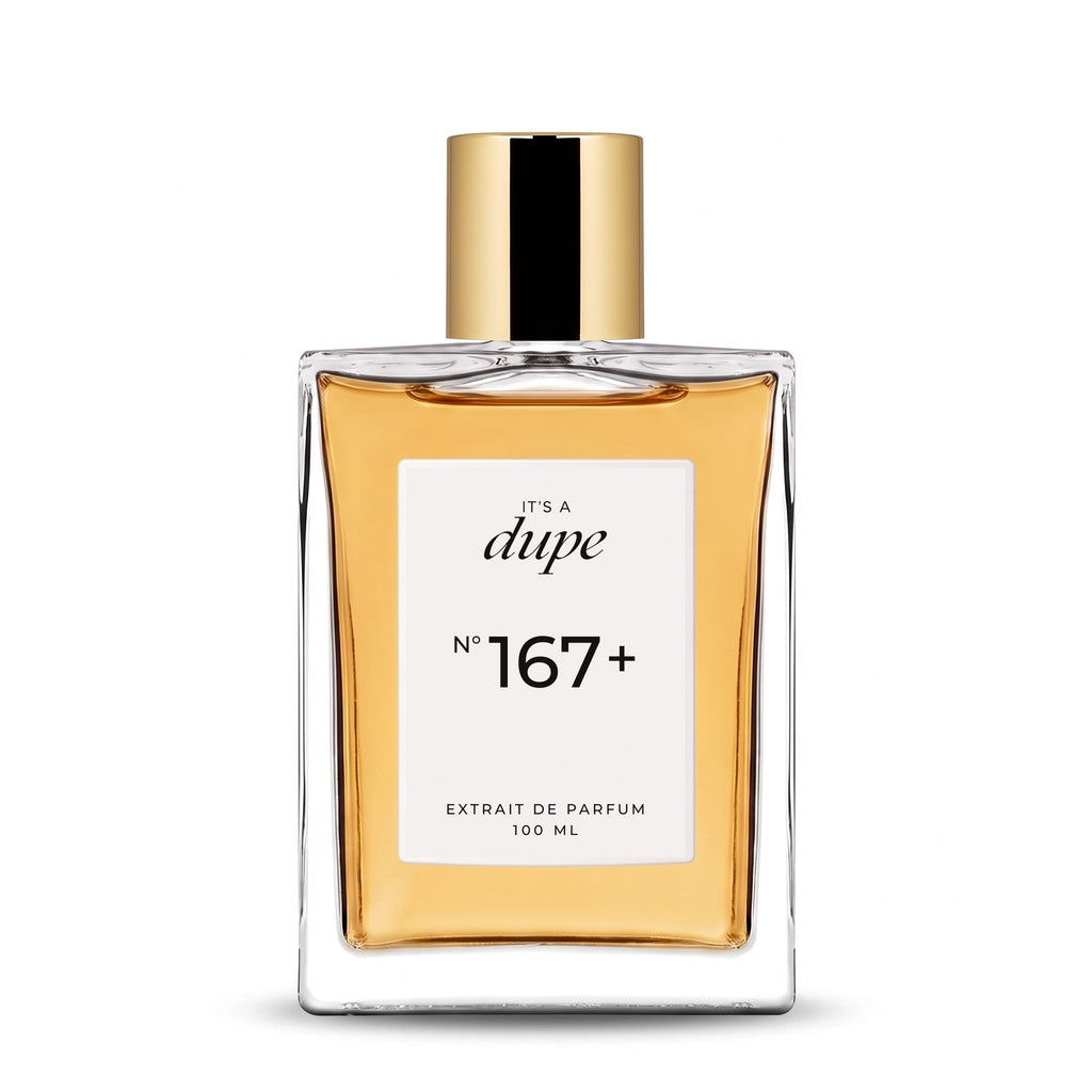IT'S A DUPE N°167+ Extrait de Parfum 100 ml, flacone in vetro con tappo dorato