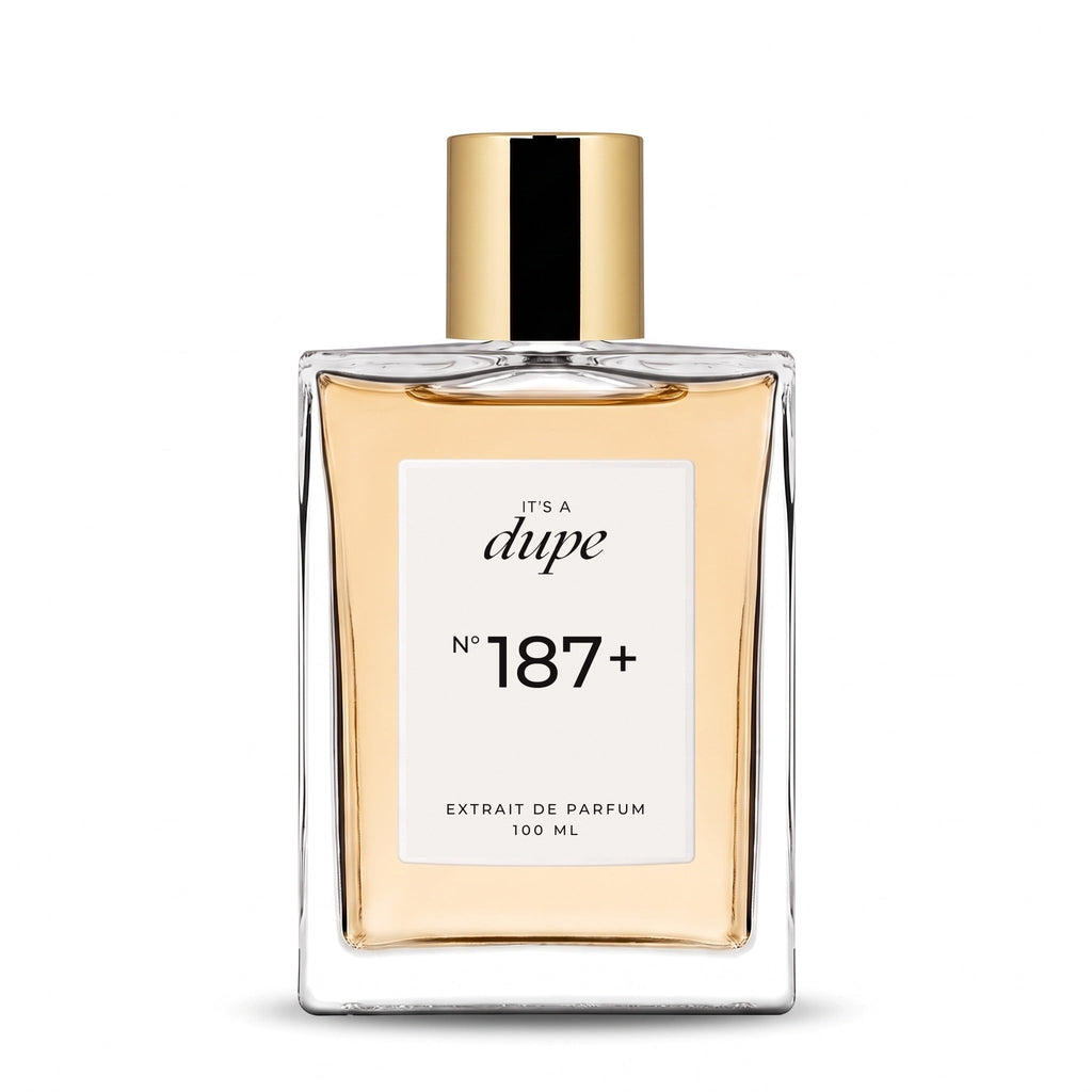 IT'S A DUPE N°187+ Extrait de Parfum 100 ml, flacone in vetro con tappo dorato