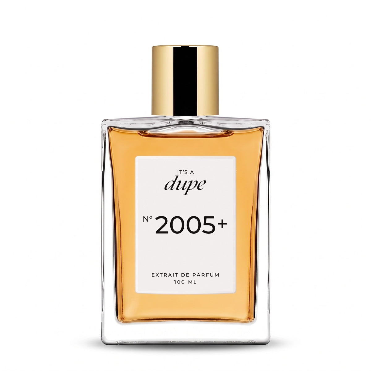 IT'S A DUPE N°2005+ Extrait de Parfum 100 ml, flacone in vetro con tappo dorato