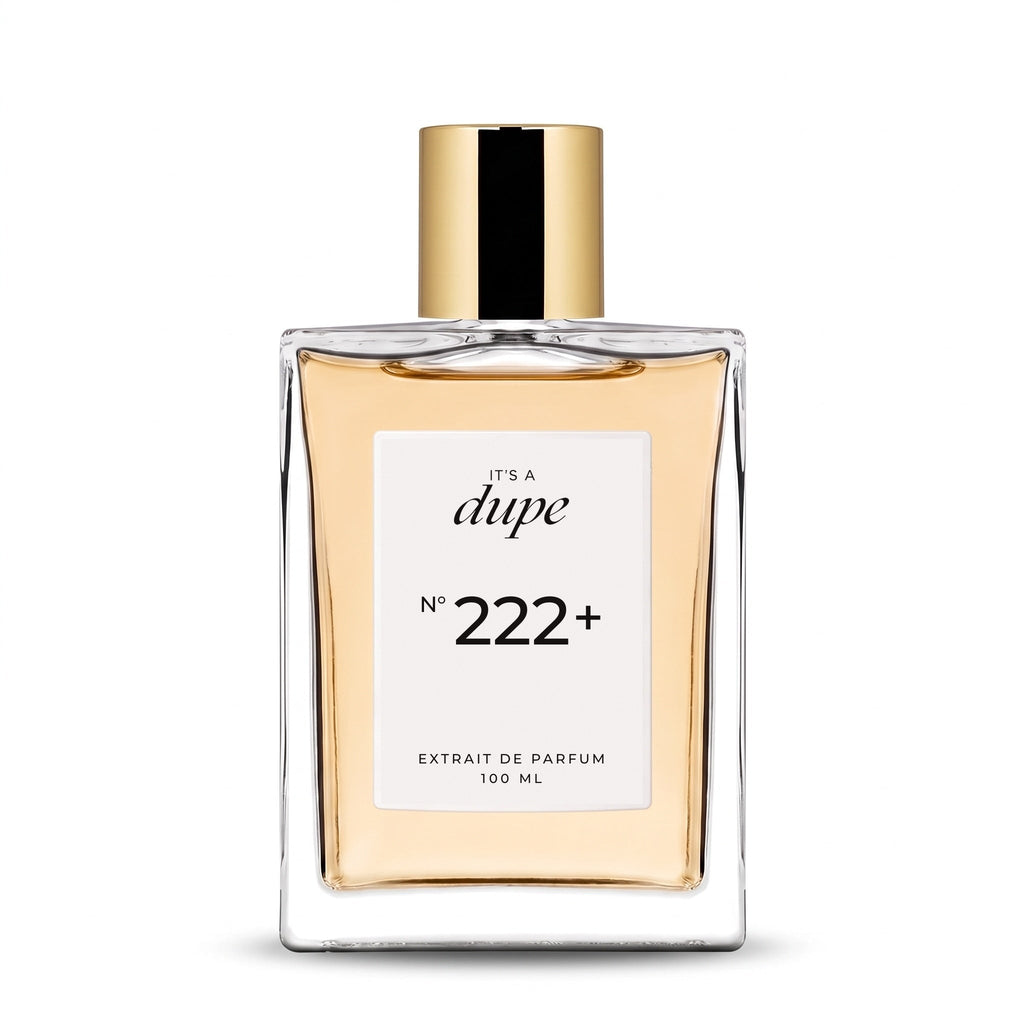 IT'S A DUPE N°222+ Extrait de Parfum 100 ml, flacone in vetro con tappo dorato