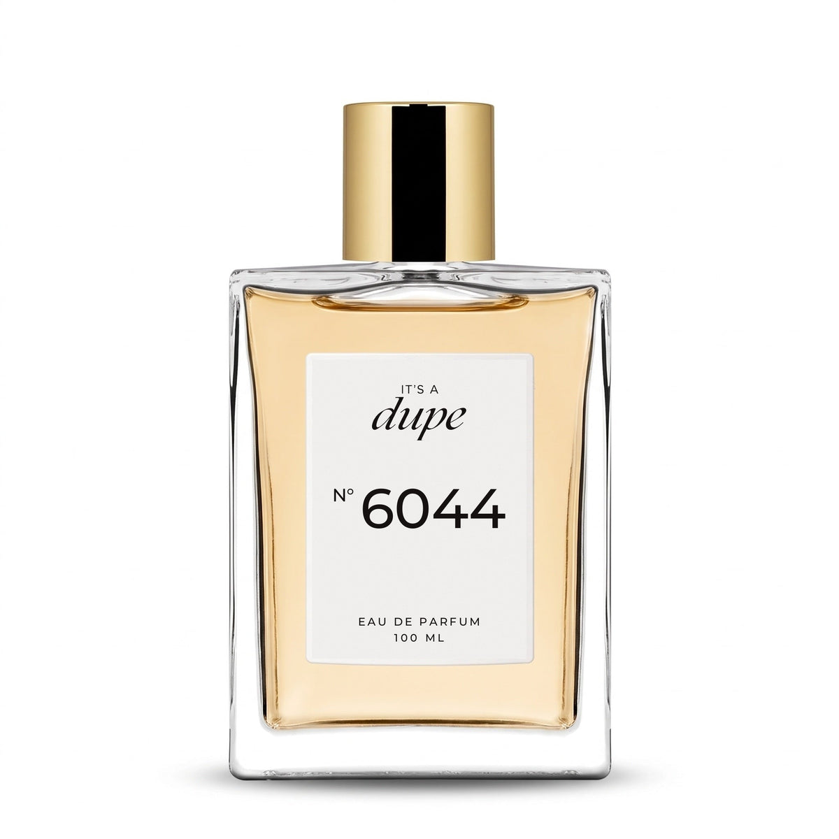 IT'S A DUPE N°6044 Eau de Parfum 100 ml, flacone in vetro con tappo dorato