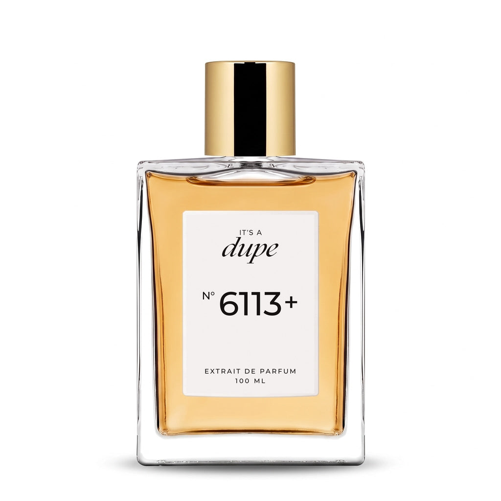 IT'S A DUPE N°6113+ Extrait de Parfum 100 ml, flacone in vetro con tappo dorato
