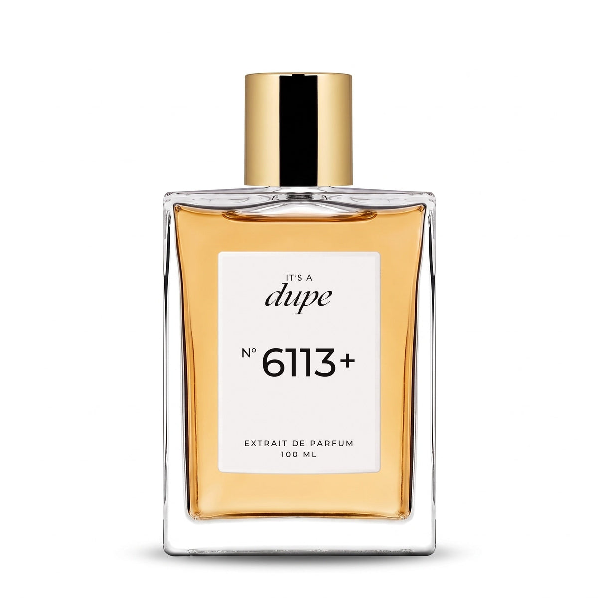 IT'S A DUPE N°6113+ Extrait de Parfum 100 ml, flacone in vetro con tappo dorato