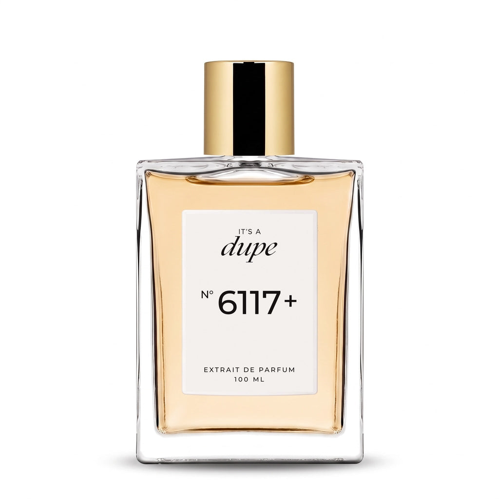 IT'S A DUPE N°6117+ Extrait de Parfum 100 ml, flacone in vetro con tappo dorato