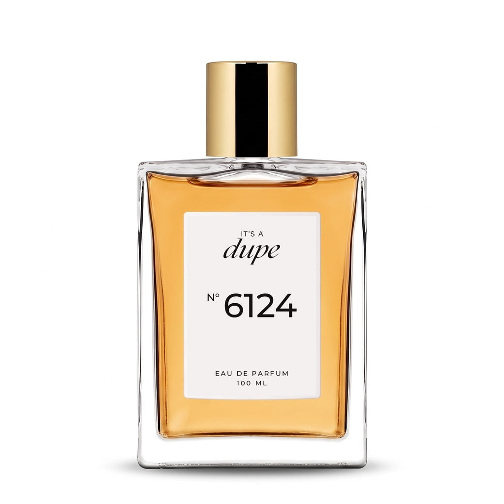 IT'S A DUPE N°6124 Eau de Parfum 100 ml, flacone in vetro con tappo dorato