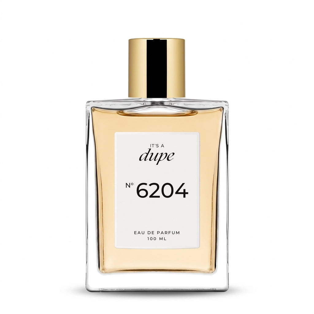 IT'S A DUPE N°6204 Eau de Parfum 100 ml, flacone in vetro con tappo dorato