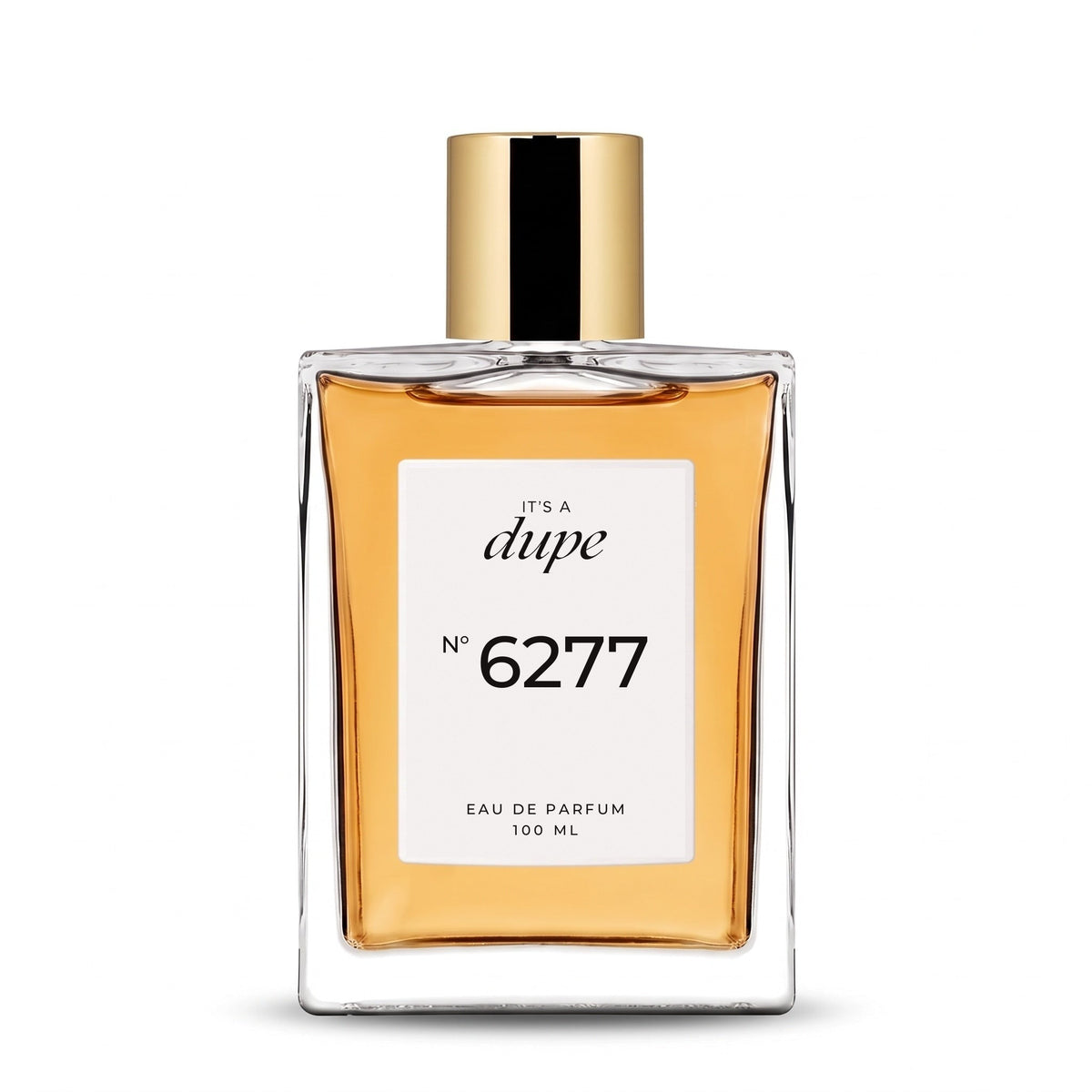 IT'S A DUPE N°6277 Eau de Parfum 100 ml, flacone in vetro con tappo dorato